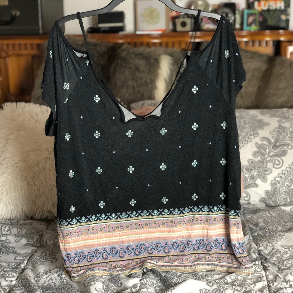 Boho Off the Shoulder Tee